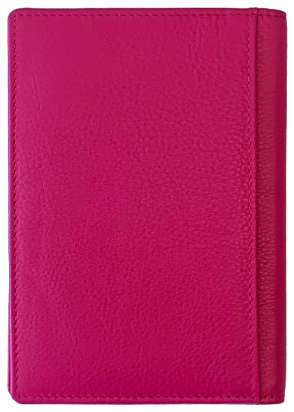 Personalized Monogrammed Leather RFID Passport Wallet and 2 Luggage Tags