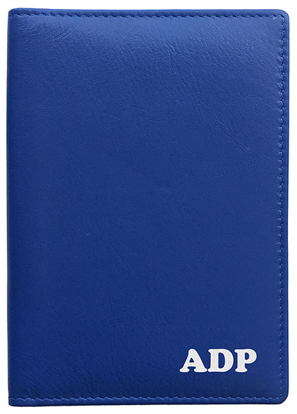 Personalized Monogrammed Leather RFID Passport Wallet - A&A Creative Designs