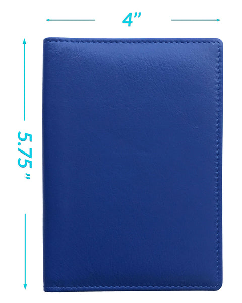 Personalized Monogrammed Leather RFID Passport Wallet