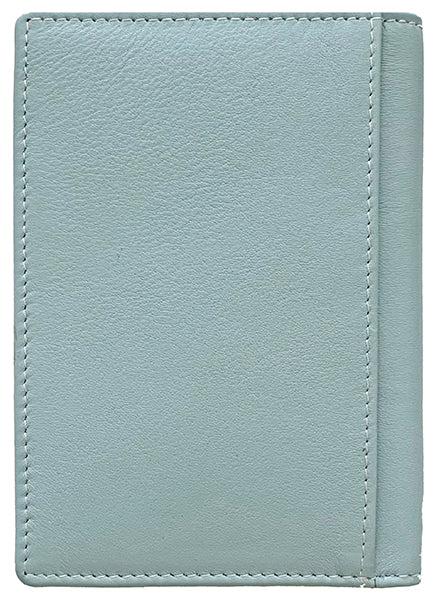 Personalized Monogrammed Leather RFID Passport Wallet and 2 Luggage Tags