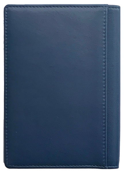 Personalized Monogrammed Leather RFID Passport Wallet and 2 Luggage Tags