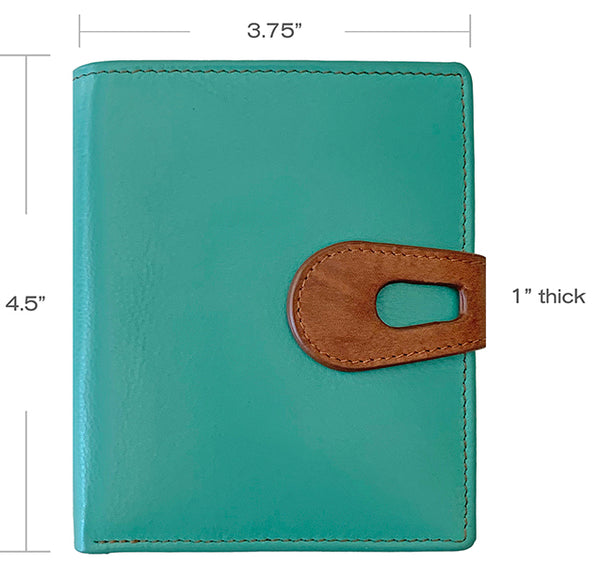 Personalized Genuine Leather Womens Small Wallet