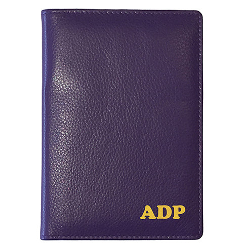 Personalized Monogrammed Leather RFID Passport Wallet - A&A Creative Designs